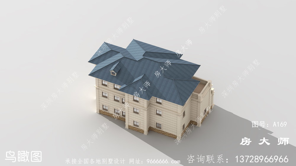 建好法式风格别墅，过火红的日子
