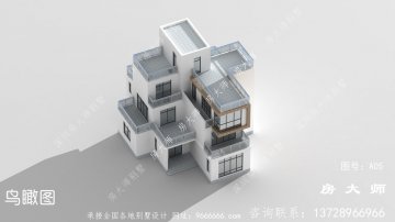 三层房子别墅设计图，占地149平方