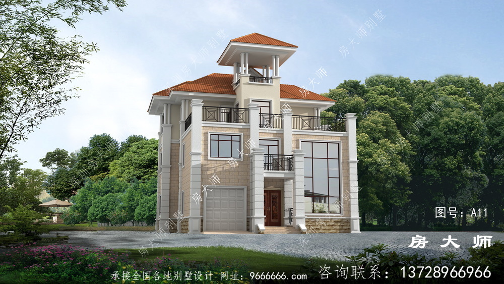 欧式外观设计，独特建设西式实用