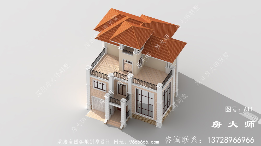 欧式外观设计，独特建设西式实用