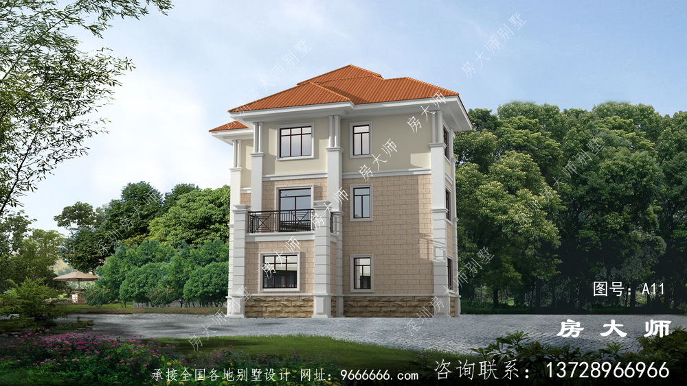 欧式外观设计，独特建设西式实用