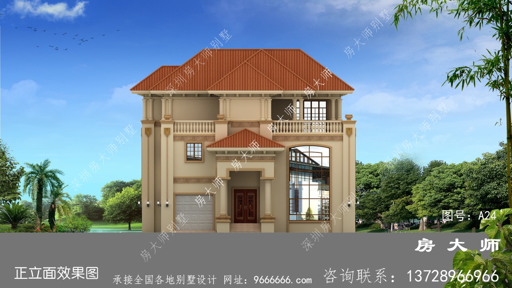 乡村三层建筑的最佳设计欧式高端大气。