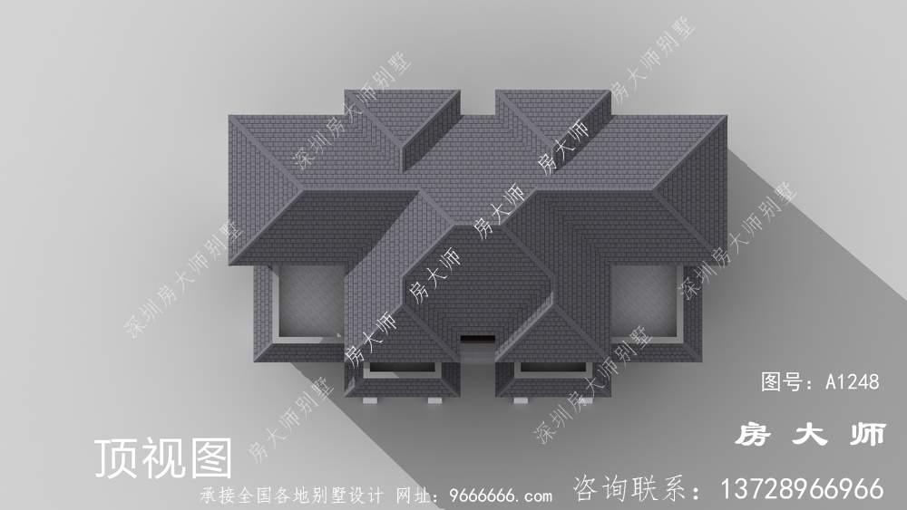 农村中式别墅，霸气高端上档次