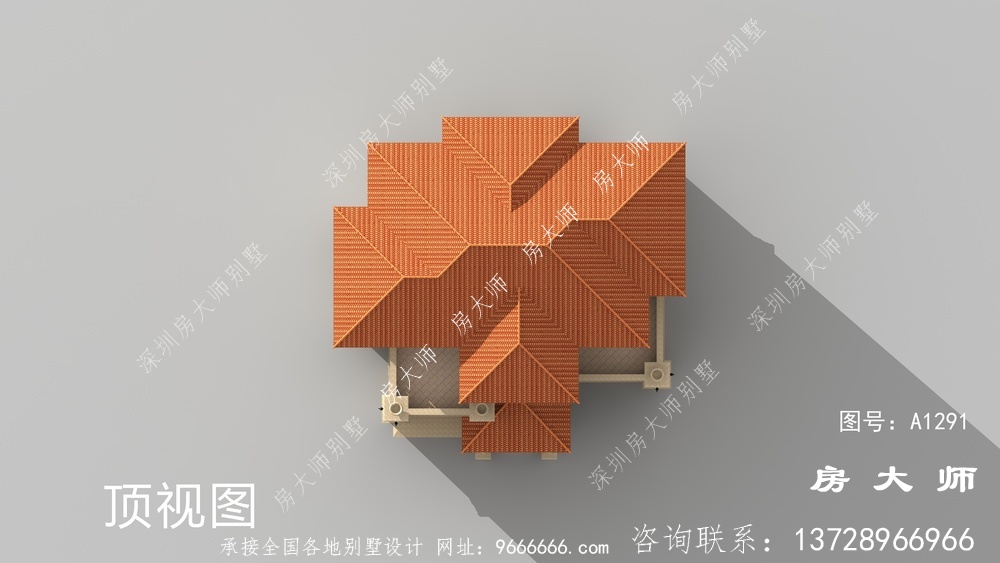三层意大利风格别墅设计图