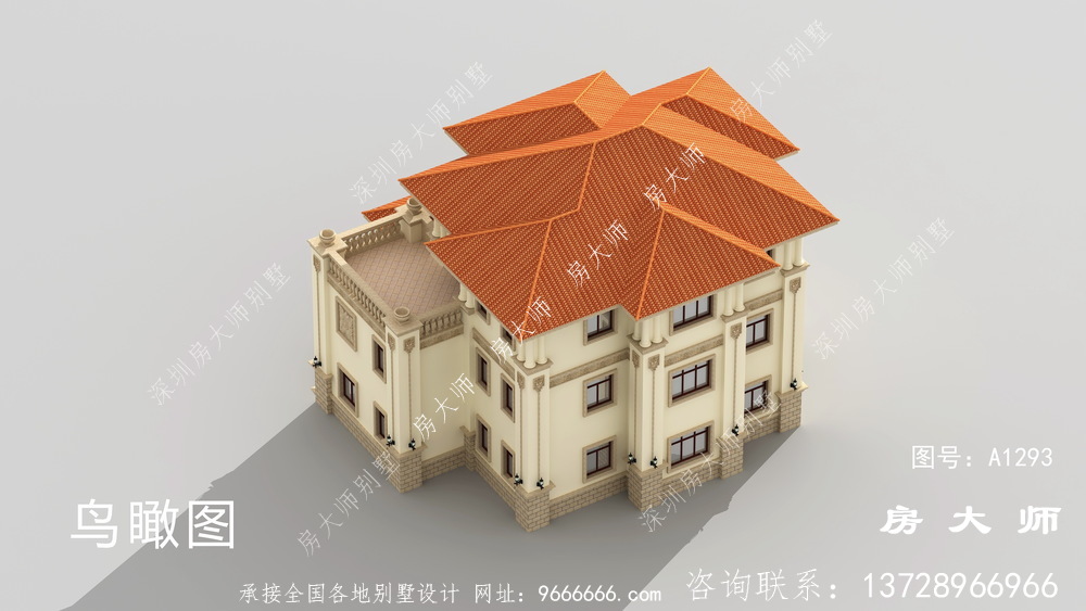 意大利风格别墅外观效果图大全