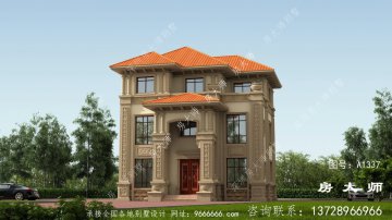 最新款意大利风格农村自建别墅设