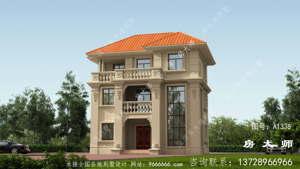 经典欧式风格别墅设计图布局图
