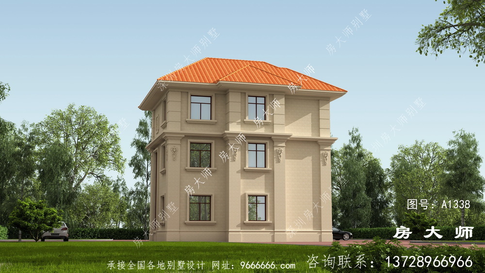 经典欧式风格别墅设计图布局图
