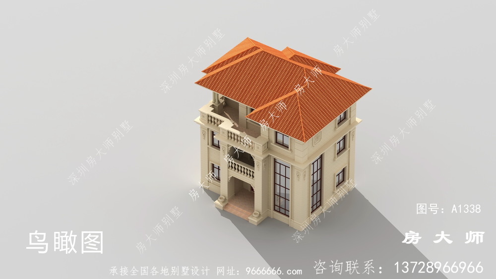 经典欧式风格别墅设计图布局图