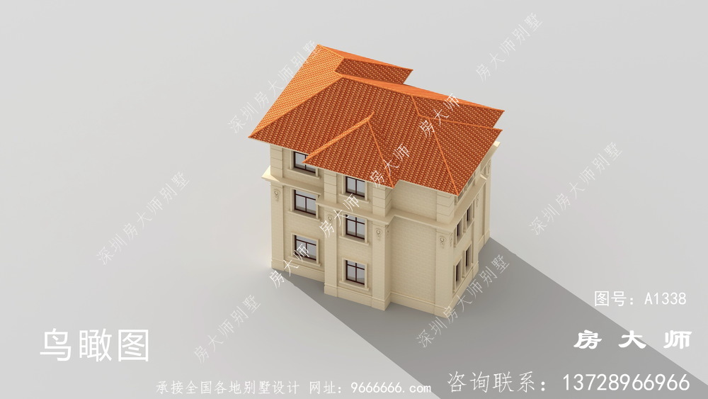 经典欧式风格别墅设计图布局图