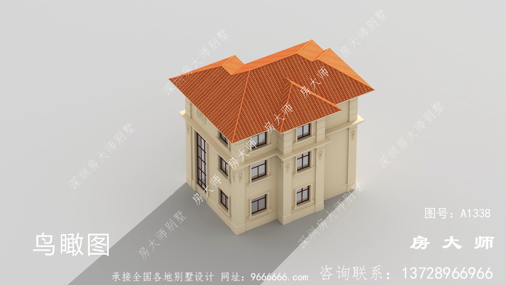 经典欧式风格别墅设计图布局图