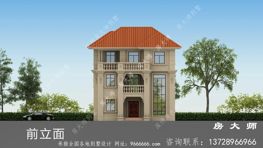 经典欧式风格别墅设计图布局图
