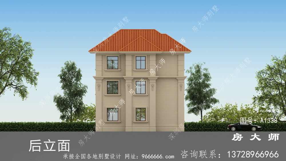 经典欧式风格别墅设计图布局图