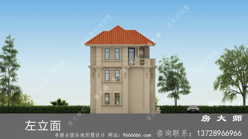经典欧式风格别墅设计图布局图