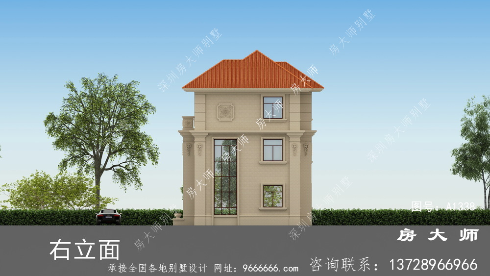 经典欧式风格别墅设计图布局图