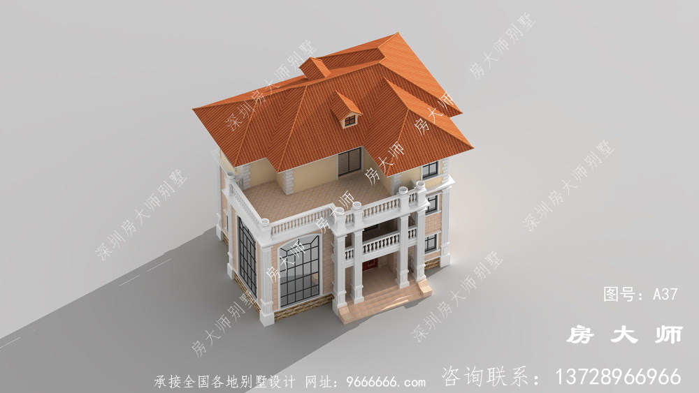 高端大气三层别墅设计图，平面布局合理