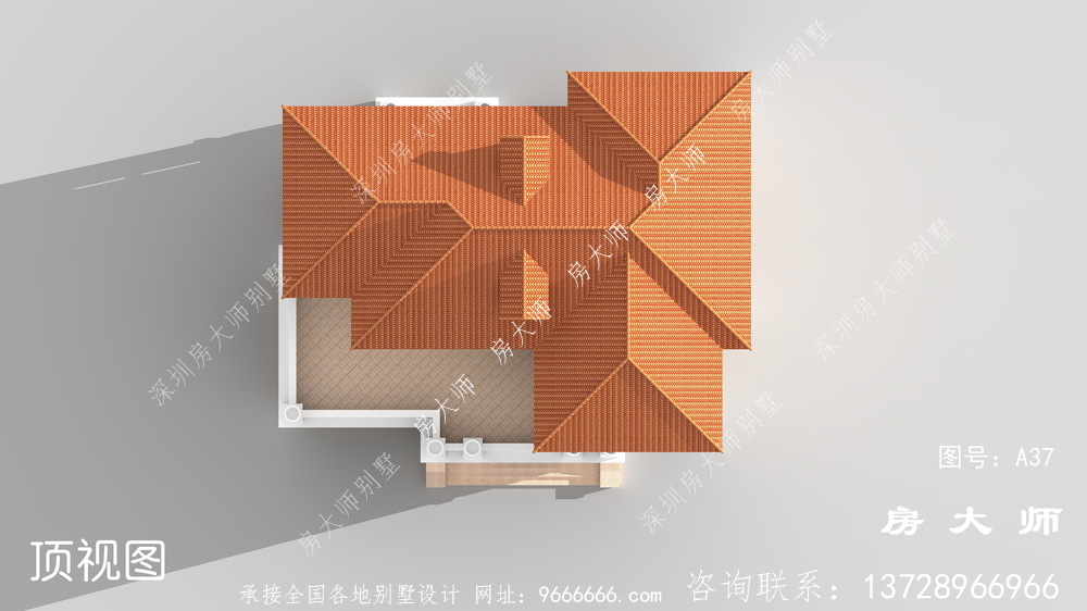 高端大气三层别墅设计图，平面布局合理