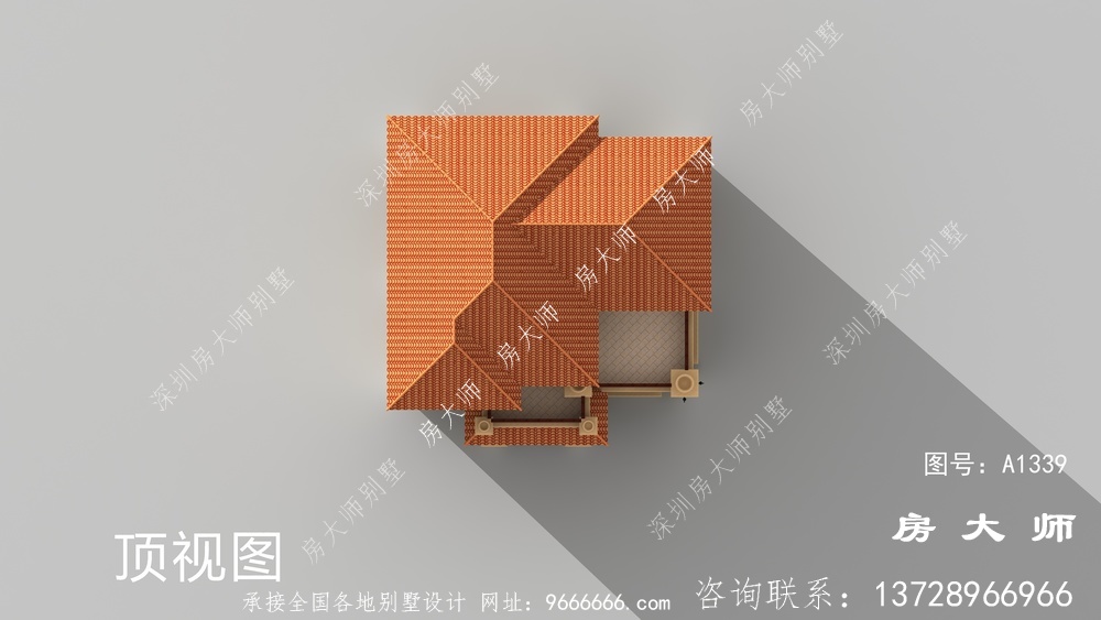 意大利风格复式三层别墅图纸