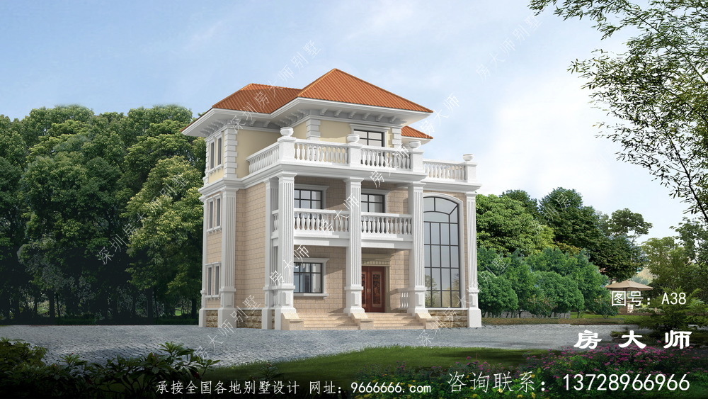 欧式三层住宅布局合理，不容错过。