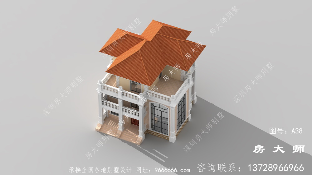 欧式三层住宅布局合理，不容错过。