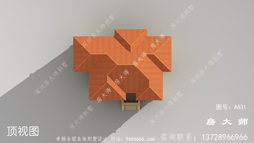 农村简欧复式二层别墅设计图