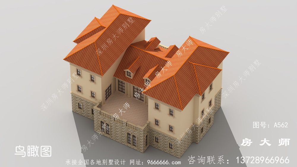 好用又美观大方的小型别墅效果图