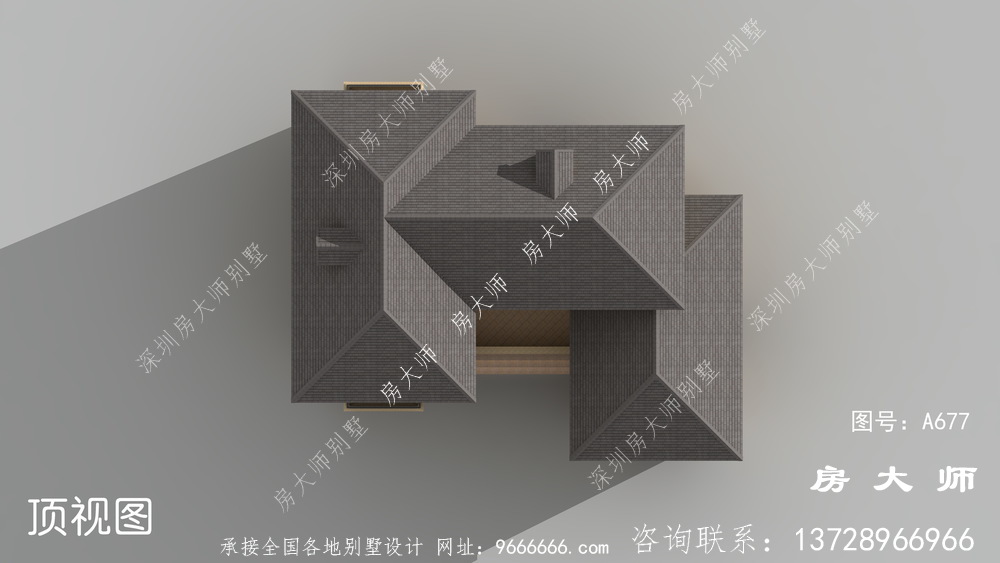 乡村二层半小别墅设计图，计划方案功能完善