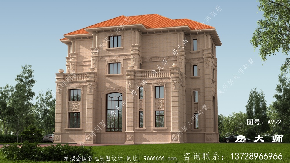  四层意大利风格别墅设计图