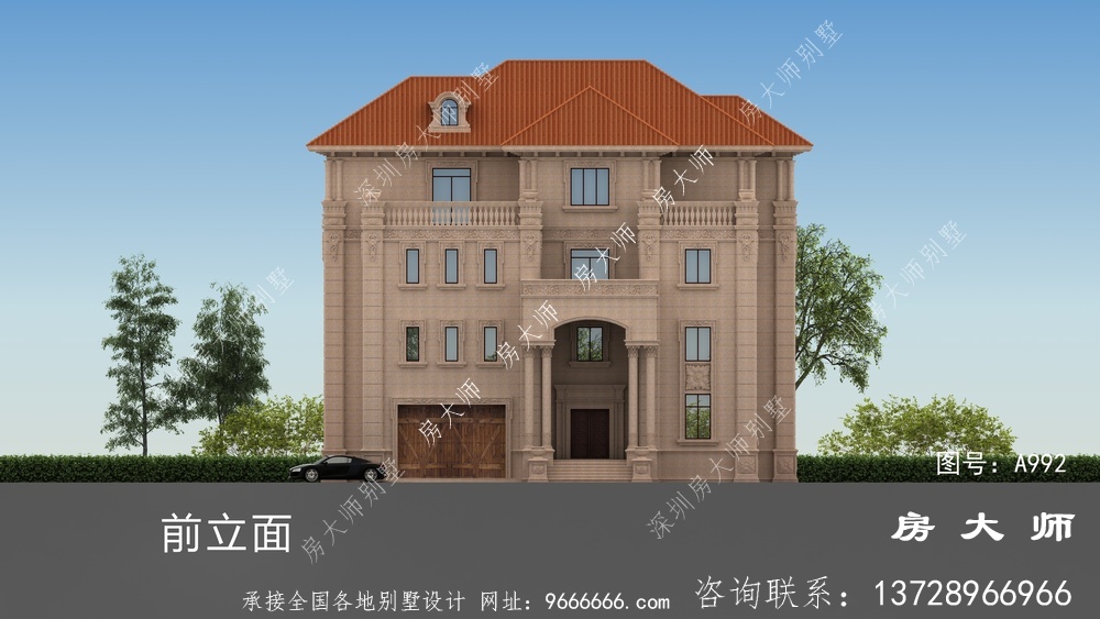  四层意大利风格别墅设计图