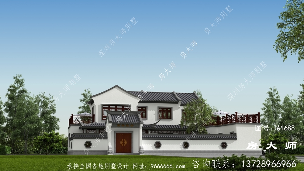 农村苏式园林别墅，理想的房子