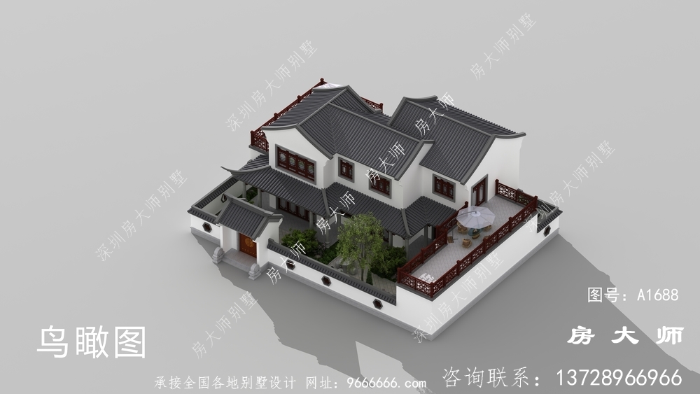 农村苏式园林别墅，理想的房子