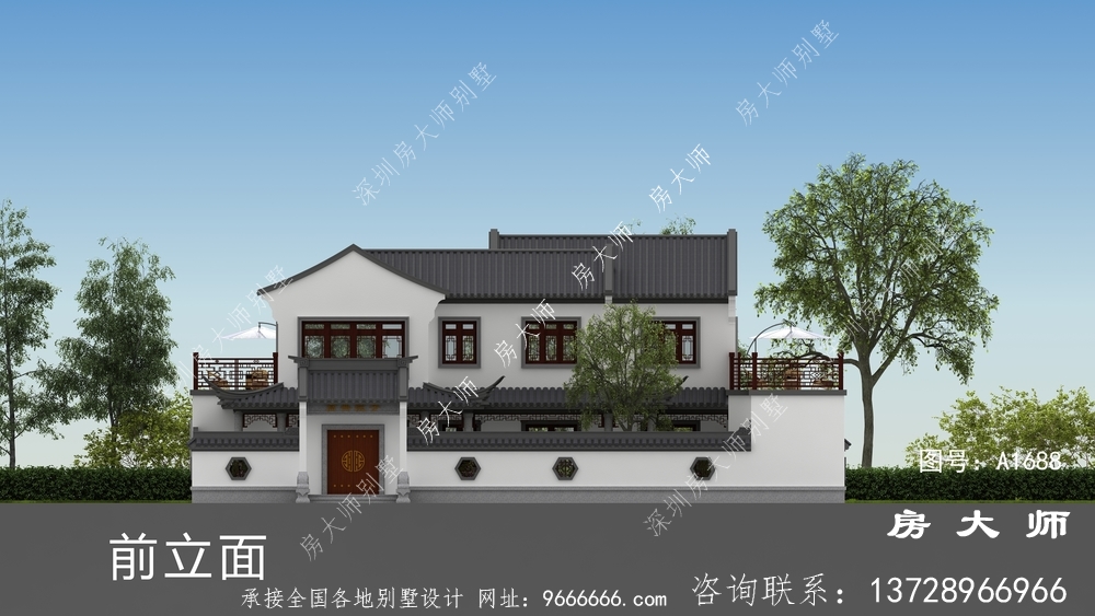 农村苏式园林别墅，理想的房子