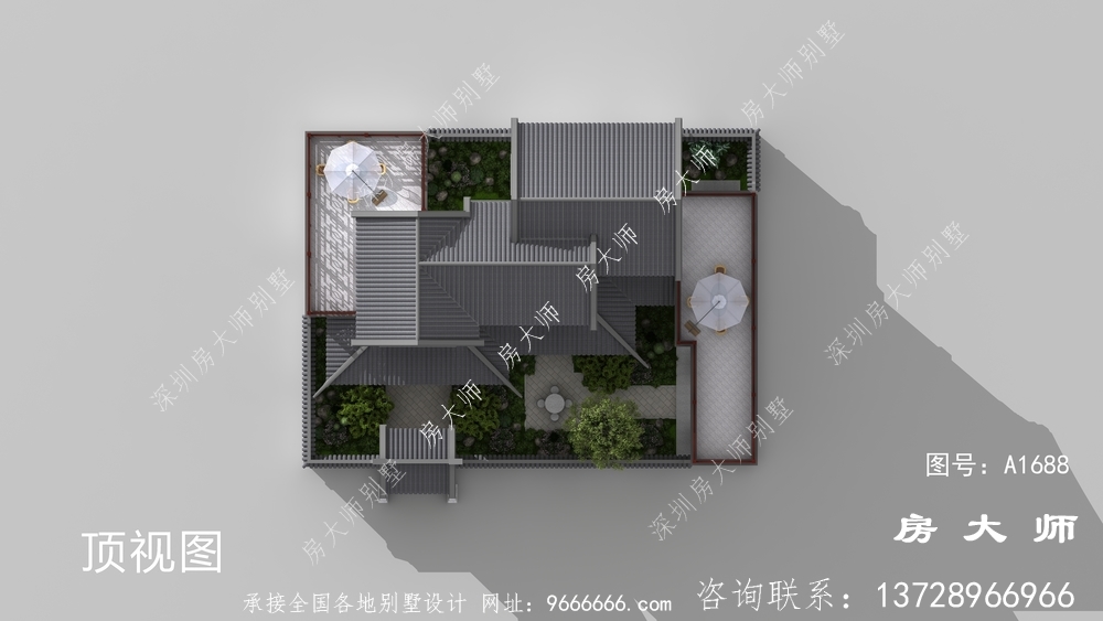 农村苏式园林别墅，理想的房子