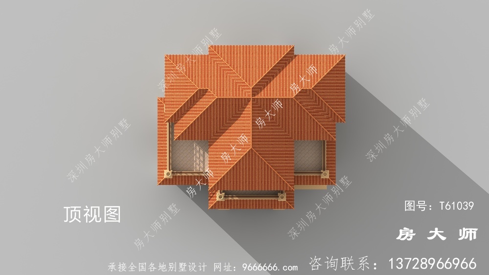 三层意大利风格小洋楼别墅设计图