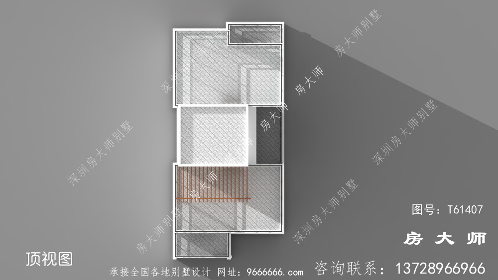 现代简约三层带露台别墅设计效果图大全