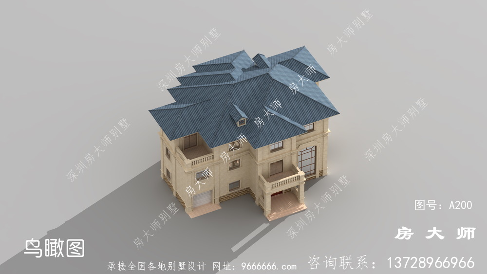 极高性价比的，欧式别墅效果图