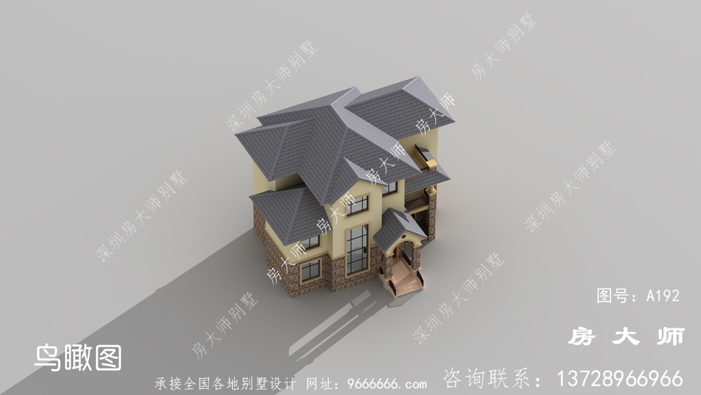 三层当代楼房设计图，带整套工程图纸