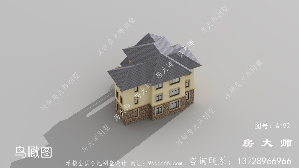 三层当代楼房设计图，带整套工程图纸