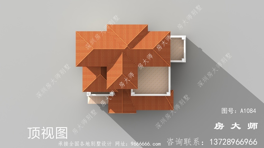 欧式风格三层别墅楼房设计图
