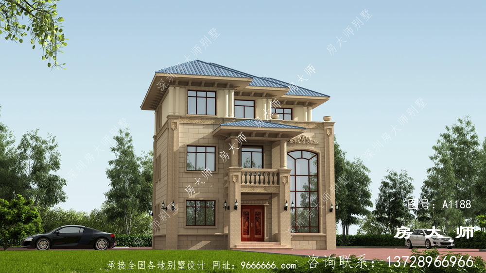 万里挑一的意大利风格乡村别墅设计图纸