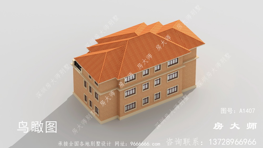 美观大气的双拼别墅，复式欧式别墅