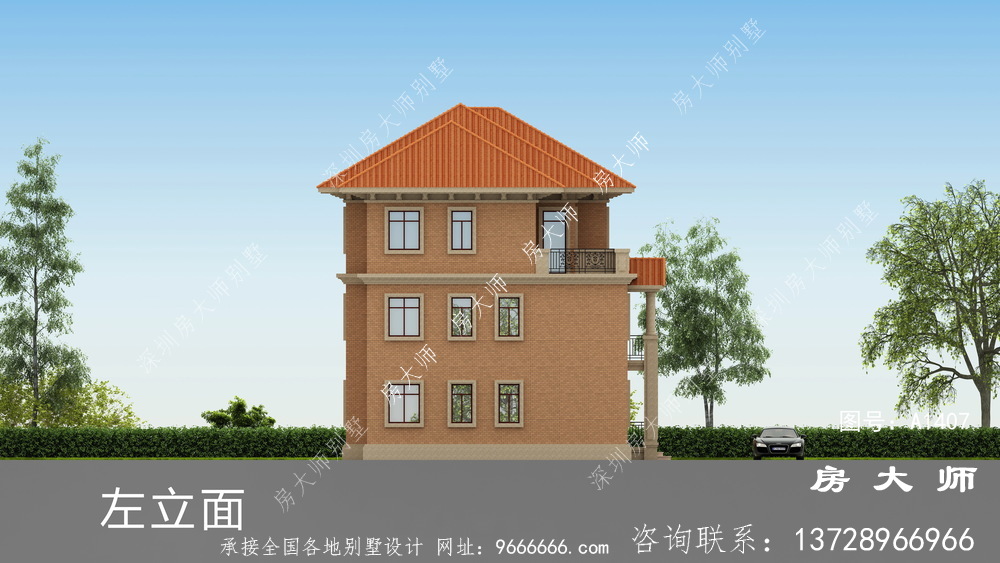 美观大气的双拼别墅，复式欧式别墅