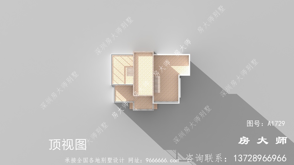 现代复式四层别墅设计效果图