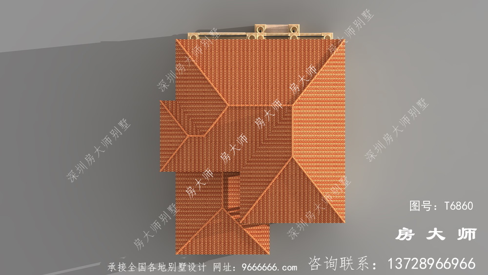 经典欧式风格三层别墅，乡村小别墅
