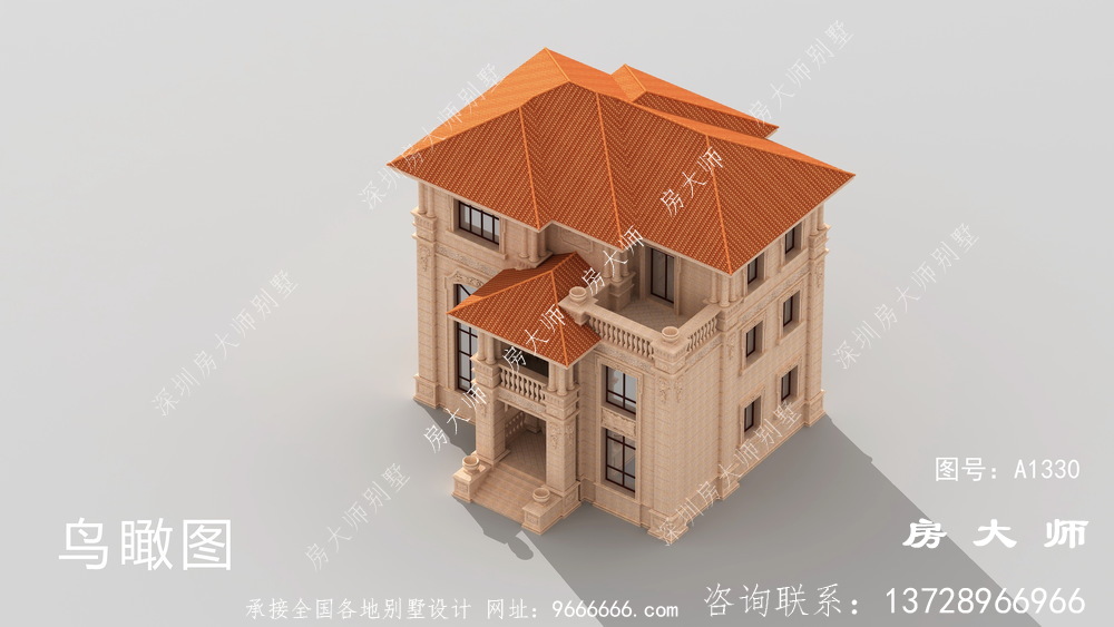 既实用又上档次的欧式风格别墅