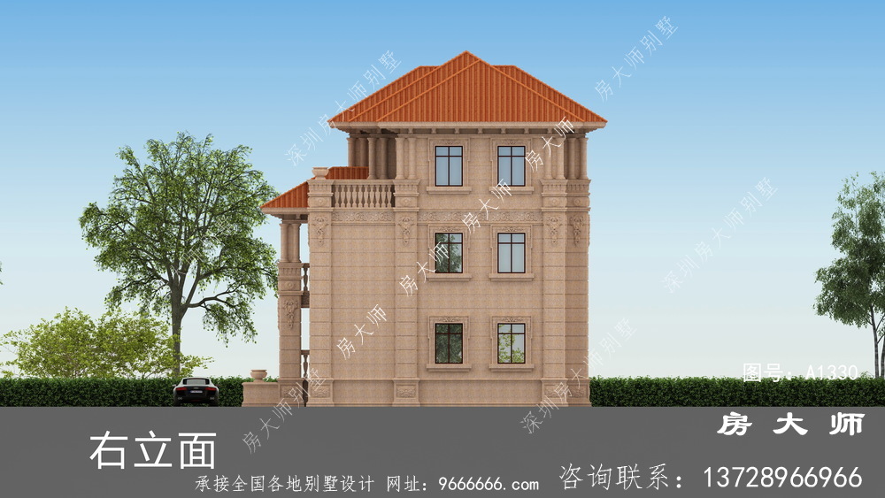 既实用又上档次的欧式风格别墅