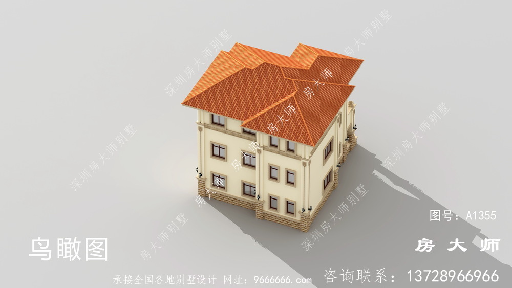 现代意大利风格农村别墅设计图