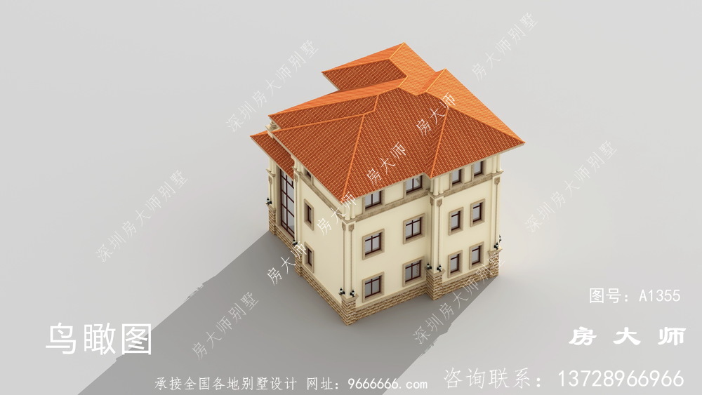 现代意大利风格农村别墅设计图