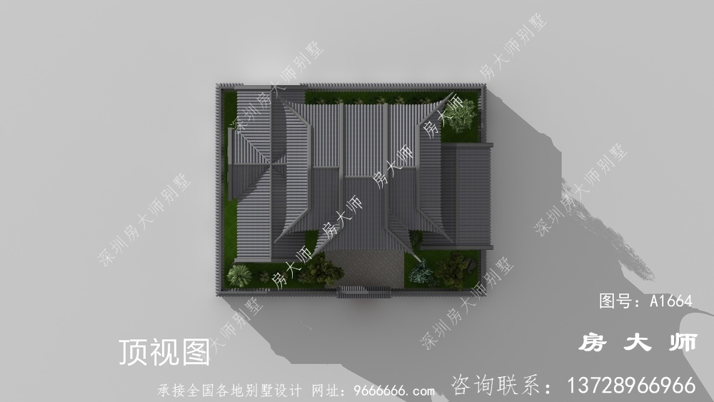 清新典雅中式豪华大户型别墅