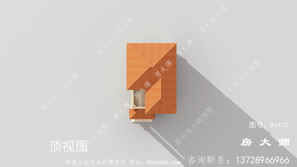 三层法式风格小别墅效果图